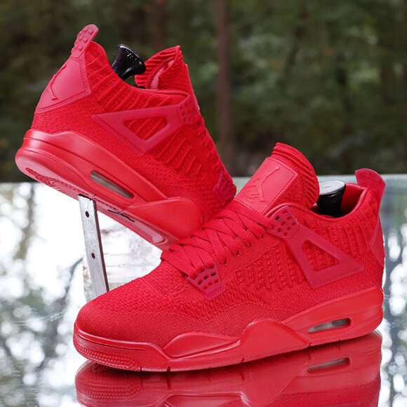 Air Jordan 4 Retro Flyknit University Red - Picture 2 of 15